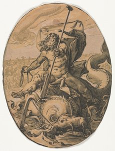 Neptune by Hendrik Goltzius