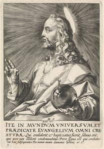 Salvator Mundi by Hendrik Goltzius