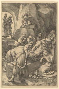 The Entombment, from The Passion of Christ by Hendrik Goltzius