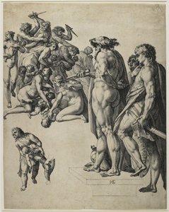 The Massacre of the Innocents, c. 1584 by Hendrik Goltzius