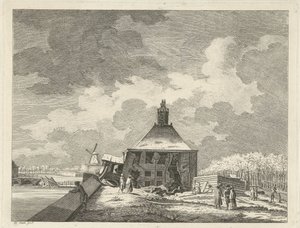 Subsided Muiderpoort, Seen from the Fort, 1769 by Hendrik Keun