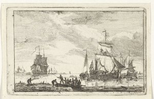 River view with fishermen