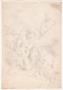 Saint George Fighting the Dragon by Hendrik Krock