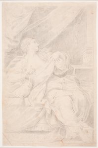 Lucretia Stabbing Herself in the Chest by Hendrik Krock