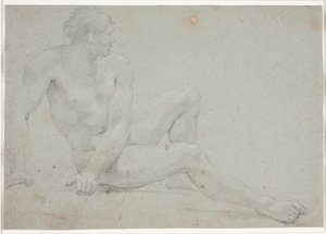 Male Model Study, Sitting
