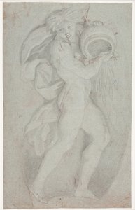 Standing young man holding a jar by Hendrik Krock