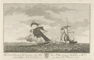 Battle Against a Strong Cutter, 1782