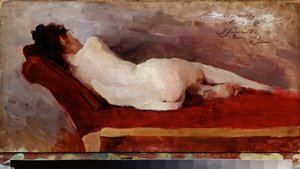 A Model at Rest by Henryk Siemiradzki