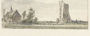 The Ruins of the House at Kleef near Haarlem by Hendrik Spilman