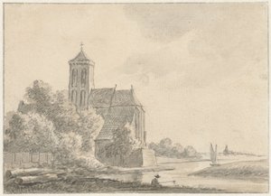 View of Cuijk by Hendrik Tavenier (possibly)