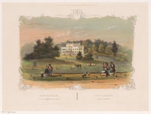 View of the Sonsbeek Estate by Hendrik Wilhelmus Last (attributed to)