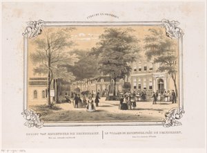 View of Rijzenburg by Hendrik Wilhelmus Last