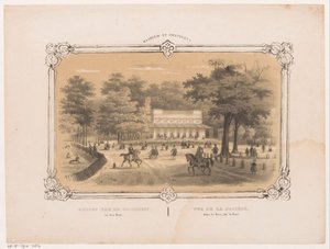 Society in Haarlemmerhout, Haarlem (series title: Haarlem and surroundings) by Hendrik Wilhelmus Last
