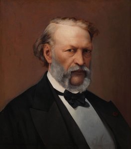 Portrait of Hendrik Conscience 1812-1883 by Hendrik de Pondt