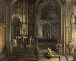 Interior of a Church by Hendrik the Younger Steenwyck