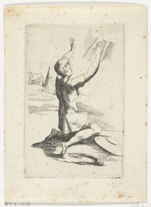 Kneeling David by Hendrik van der Borcht (II)