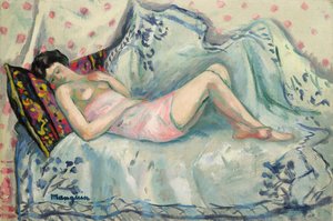 Anita in the Pink Blouse by Henri Charles Manguin