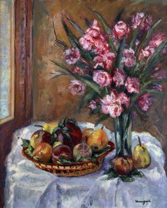Oleander and Fruit by Henri Charles Manguin