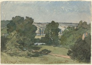 Briare by Henri-Joseph Harpignies