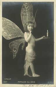 Child Dressed as a Butterfly by Henri (after) Manuel