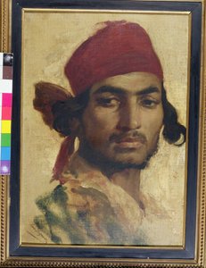 Gitano, Head Study by Henri Alexandre Georges Regnault