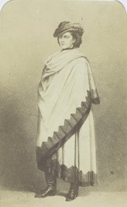 Ex-Queen of Naples, 1860-69 by Henri Alexis Omer Tournier