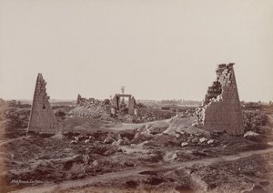 Karnak, The Pylons of Horus by Henri Béchard