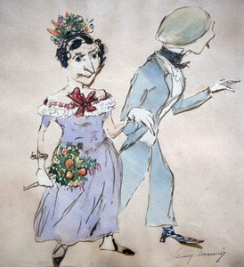 Couple with a Bouquet