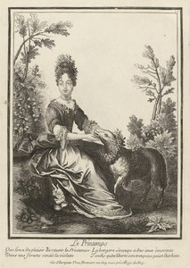 Spring (Personifications of the Four Seasons) by Henri Bonnart (possibly)