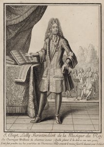 Jean-Baptiste Lully by Henri Bonnart