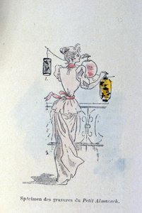 A woman with paper lanterns