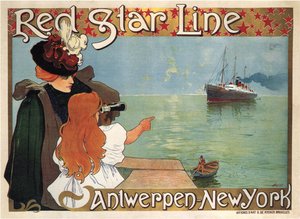Red Star Line by Henri Cassiers