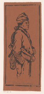 Chimney Sweep by Henri Charles Guérard (signed by artist)