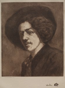 James McNeil Whistler by Henri Charles Guérard