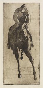 The Racehorse, c.1888 by Henri Charles Guérard