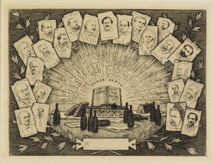 Twenty-Two Portraits, 1881 by Henri Charles Guérard