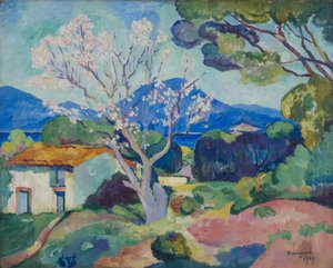The Almond Tree in Bloom, 1907 by Henri Charles Manguin