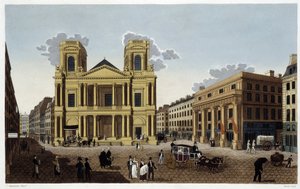 Saint-Eustache Church, circa 1820 - in 