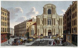 Saint-Gervais Church, circa 1820 - in 