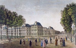 The Luxembourg Palace, c.1815-20 by Henri Courvoisier Voisin