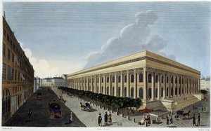 View of the new Bourse and the Tribunal de Commerce - in 