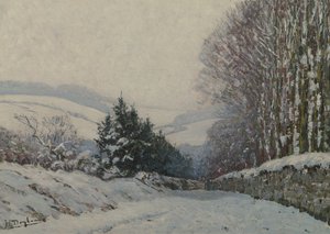 Winter Landscape by Henri Deglume