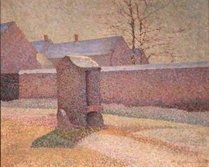Farmyard by Henri Delavallee