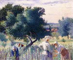 Women Binding Vines