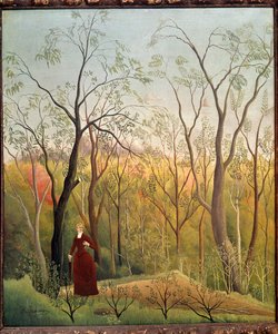 A Walk in the Woods by Henri Emilien Rousseau
