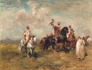 The Falconers by Henri Emilien Rousseau