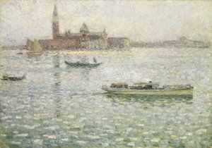 San Giorgio Maggiore, Venice by Henri Eugene Augustin Le Sidaner