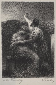 The Magi Balthazar and Fatime by Henri Fantin-Latour