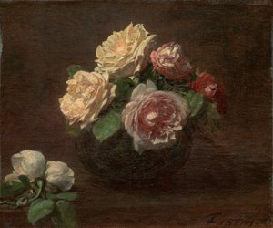 Roses in a Bowl