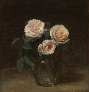 Still Life with Roses by Henri Fantin-Latour